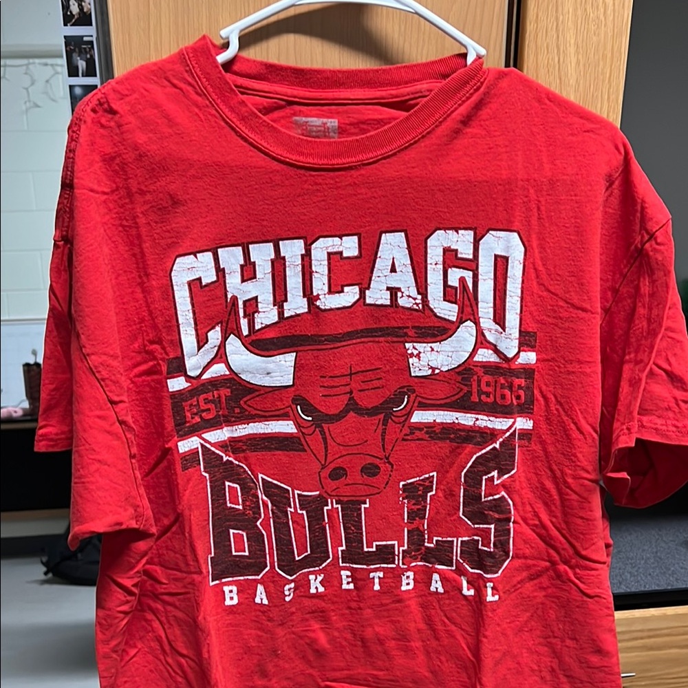 Chicago Bulls Red Graphic T-Shirt